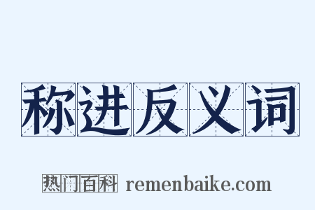 称进反义词是什么意思的图片